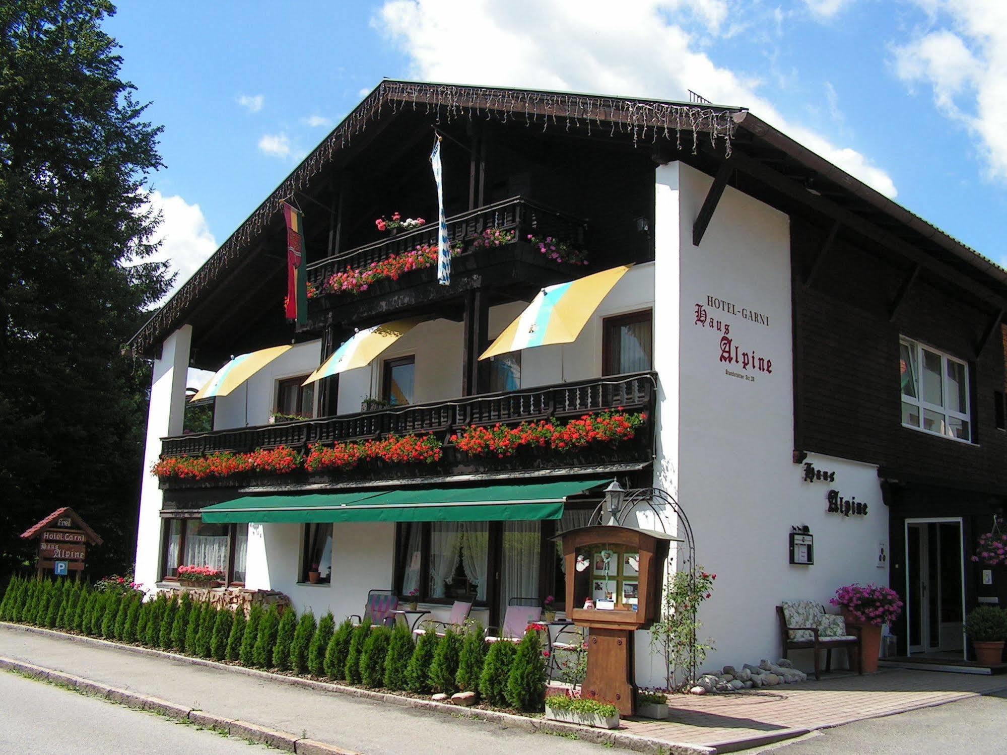 Hotel Garni Haus Alpine - Chiemgau Karte Inkl Ruhpolding Luaran gambar
